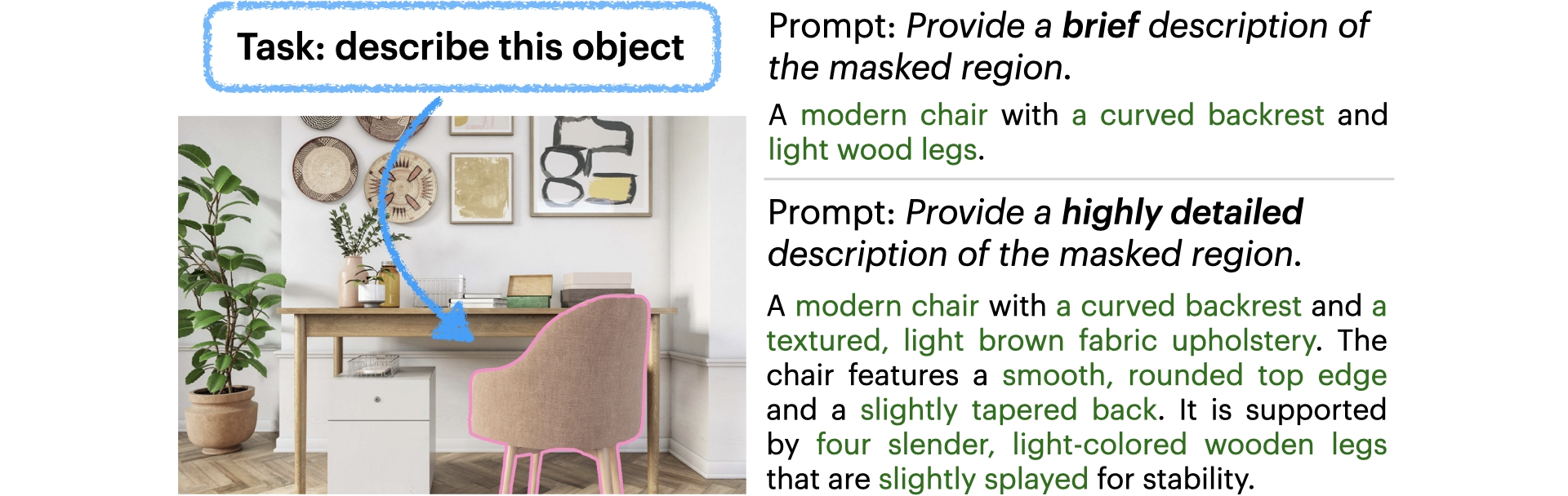 DAM instruction-controlled captioning
