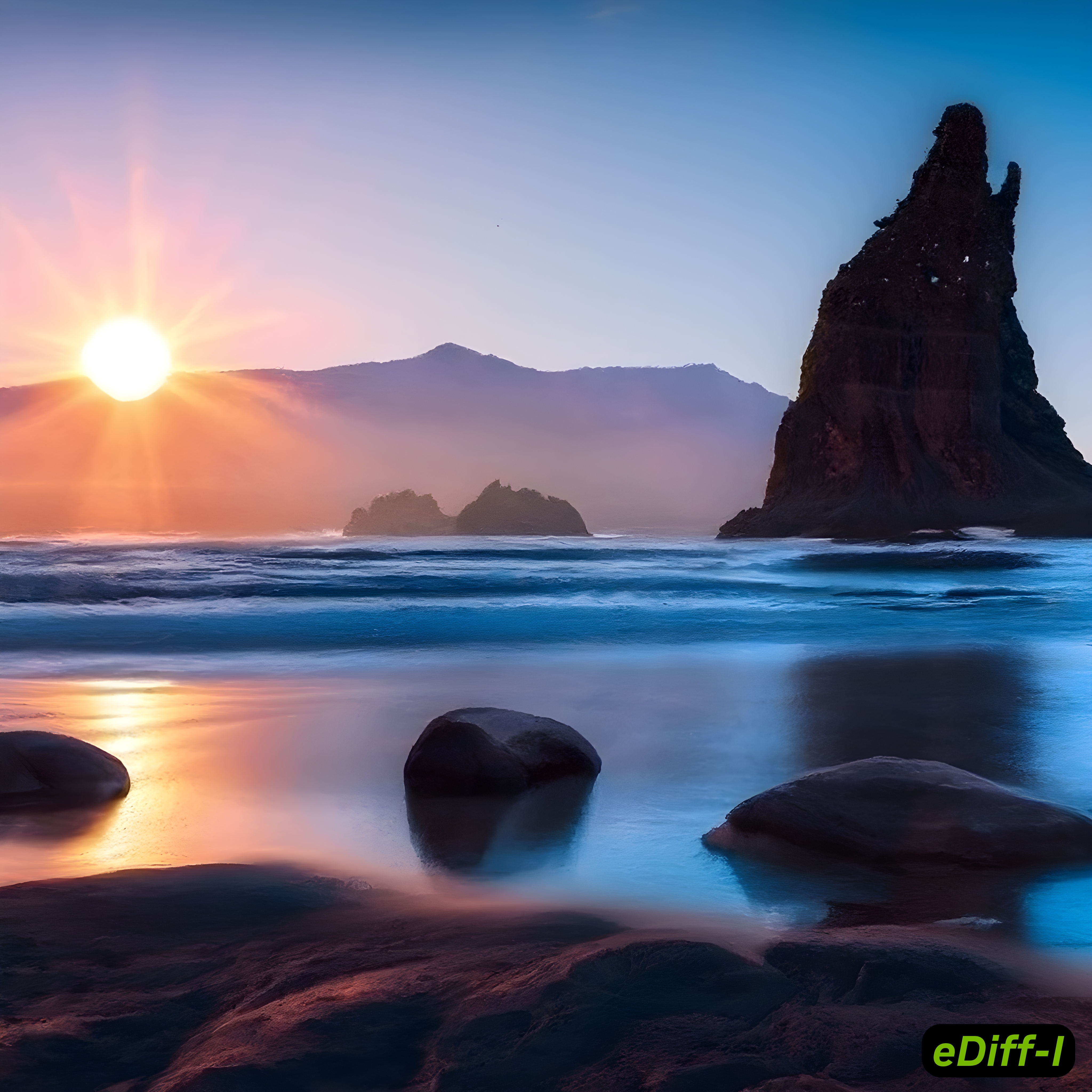 A beautiful ocean landscape