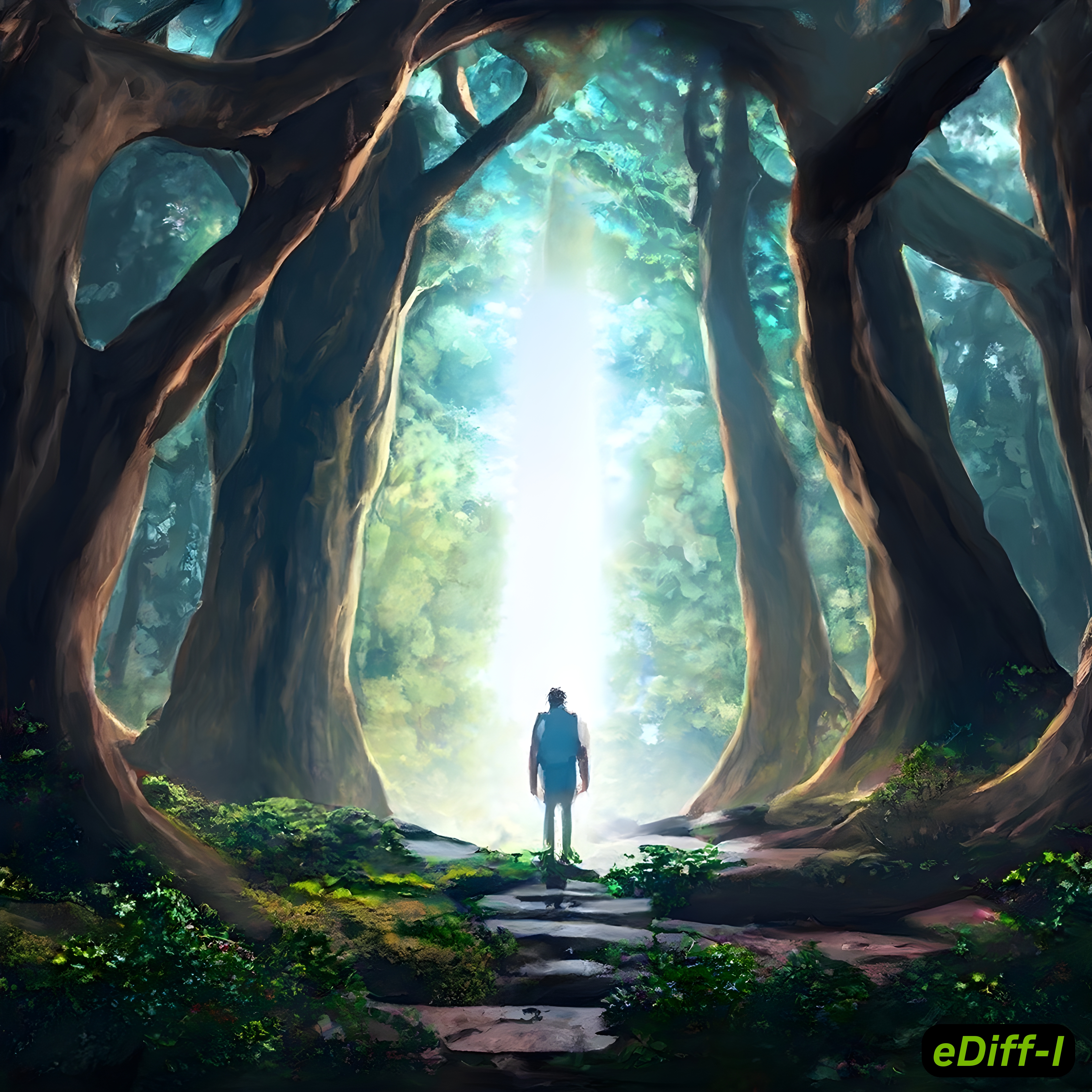 A portal in a mystic forest