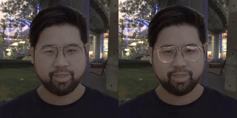 Relit with and without glares