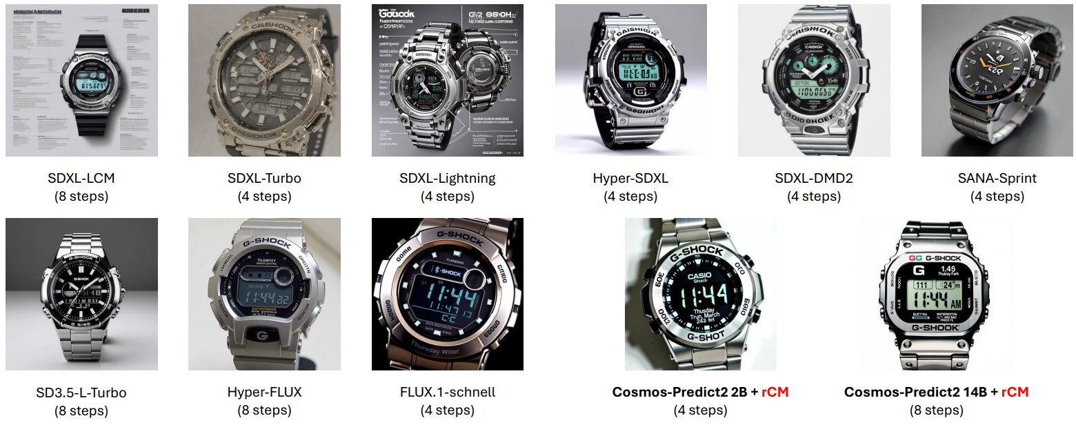 Text-to-image rendering result