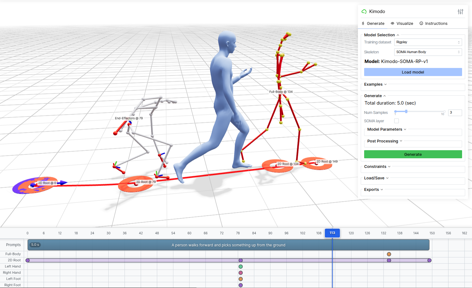 UI Overview — Kimodo