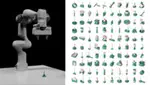 Training Sim-to-Real Transferable Robotic Assembly Skills over Diverse Geometries