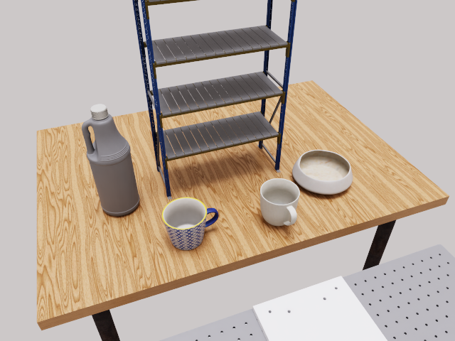 RoboLab scene for PutBowlOnShelfTop