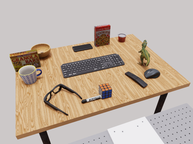 RoboLab scene for PickGlasses