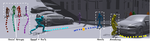 Trace and Pace: Controllable Pedestrian Animation via Guided Trajectory Diffusion