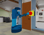ReLMoGen: Integrating Reinforcement Learning and Motion Generation for Interactive Navigation